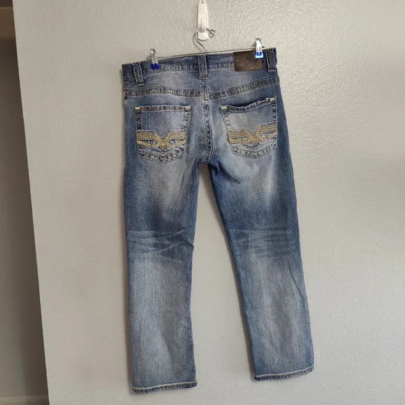 seven7  women's vintage straight jeans size W30X20L - Picture 6 of 14